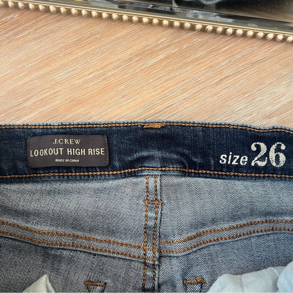 J.Crew The Lookout High-Rise Skinny Jeans – Size 26, Dark Wash - Picture 4 of 8